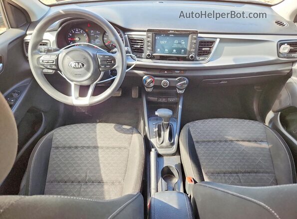 3KPA24AD5LE296247 2020 KIA RIO Black Вид панелі приладів
