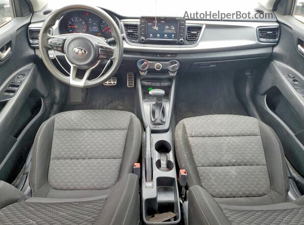 3KPA24AD5LE327352 2020 KIA RIO Серебряный Вид панели приборов