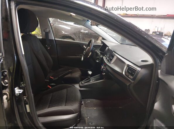3KPA24AD5LE342918 2020 KIA RIO Black Widok wnętrza z przodu