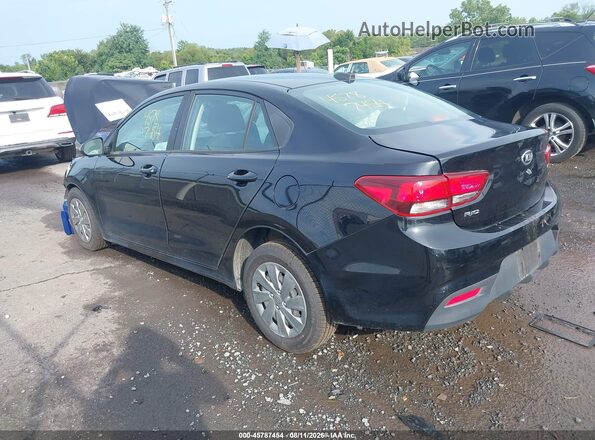 3KPA24AD5LE357175 2020 KIA RIO Black Trasero izquierdo