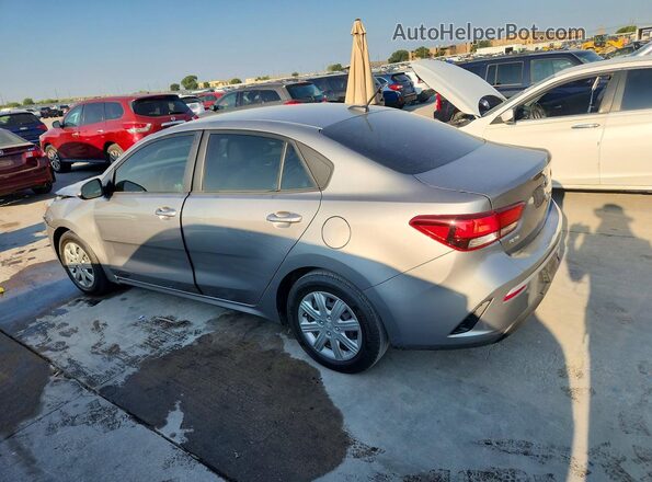 3KPA24AD5ME406375 2021 KIA RIO Silver Задня ліва чверть