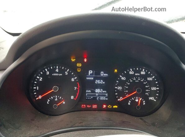 3KPA24AD5PE604278 2023 KIA RIO Gray Սարքավորումների վահանակի տեսք
