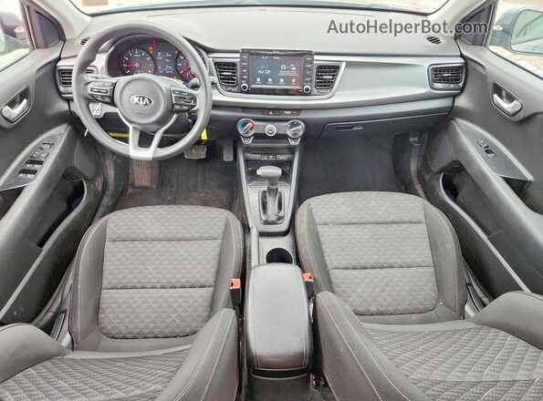 3KPA24AD6LE283751 2020 KIA RIO Gray Առջևի վահանակի տեսք
