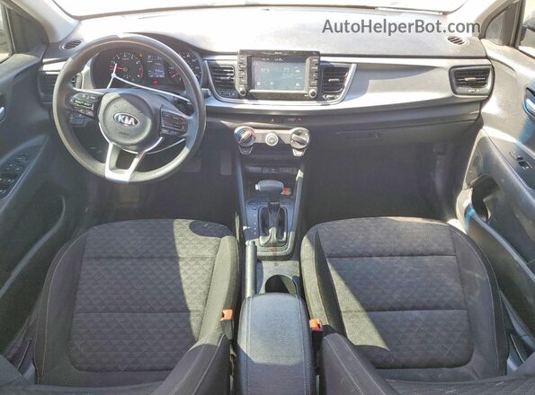 3KPA24AD6LE293731 2020 KIA RIO Silver Սալոնի 360 աստիճան տեսք
