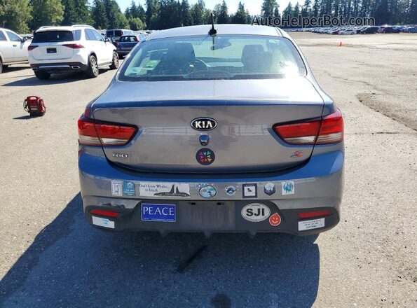 3KPA24AD6LE317994 2020 KIA RIO Серый Вид сзади