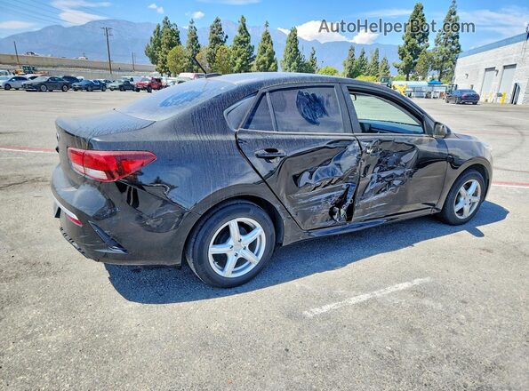 3KPA24AD6ME383253 2021 KIA RIO Черный Задняя правая четверть