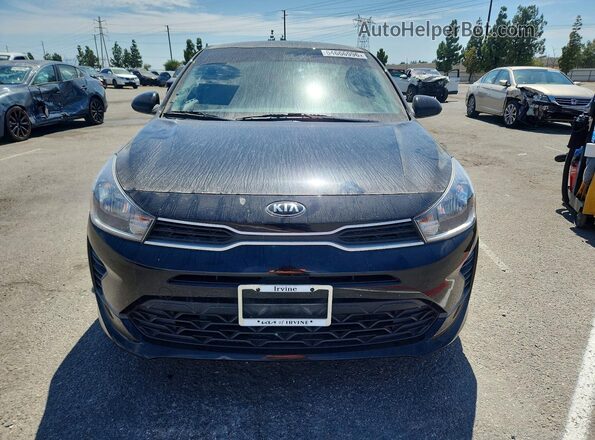3KPA24AD6ME383253 2021 KIA RIO Черный Вид спереди