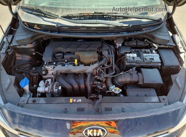 3KPA24AD6ME383253 2021 KIA RIO Черный Вид задней части салона