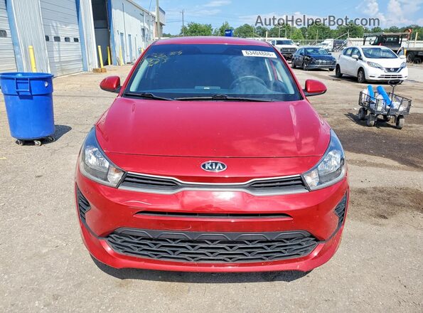 3KPA24AD6ME395211 2021 KIA RIO Red Vista frontal
