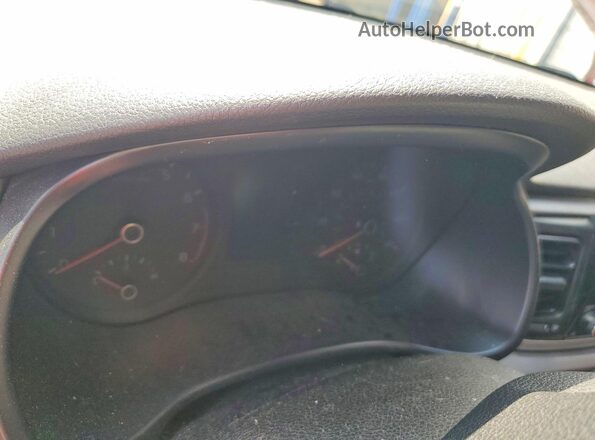 3KPA24AD6ME395211 2021 KIA RIO Red Vista del cuadro de instrumentos