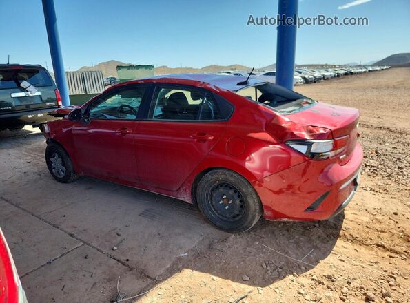 3KPA24AD6NE478784 2022 KIA RIO Red უკანა მარცხენა