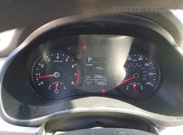 3KPA24AD6PE513830 2023 KIA RIO White Vista del cuadro de instrumentos
