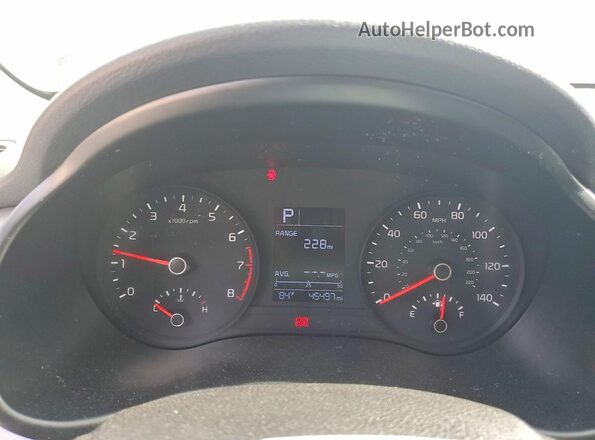 3KPA24AD6PE585305 2023 KIA RIO Black Instrument cluster view