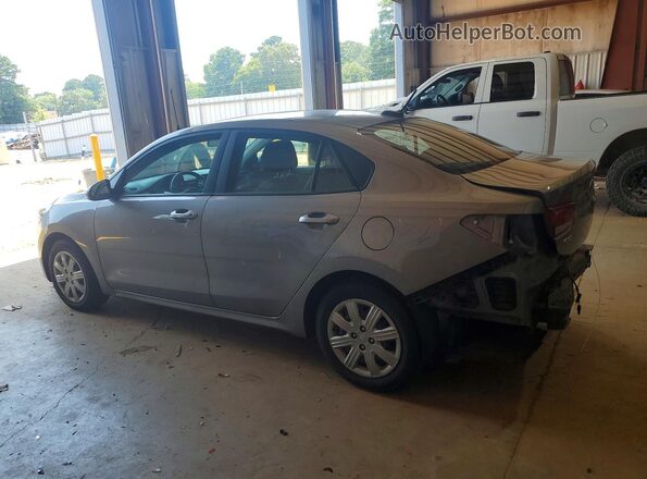 3KPA24AD7ME401159 2021 KIA RIO Gray Rear left