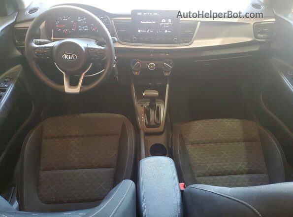 3KPA24AD7ME401159 2021 KIA RIO Gray Dashboard view