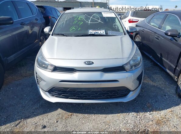 3KPA24AD7ME406233 2021 KIA RIO Серебряный Вид щитка приборов