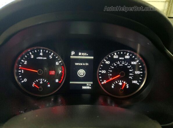 3KPA24AD7NE458432 2022 KIA RIO Silver Widok zestawu wskaźników