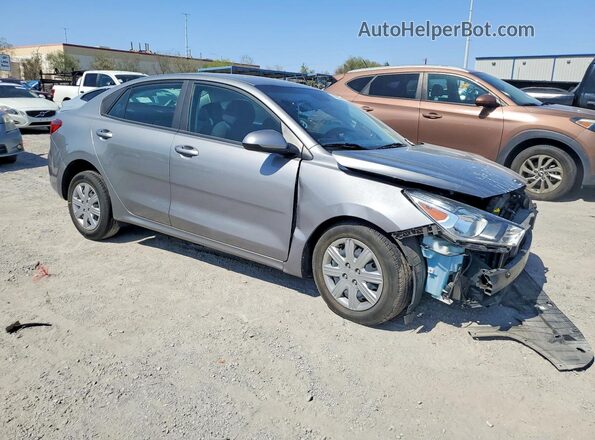 3KPA24AD7NE473769 2022 KIA RIO Серый Передняя правая четверть