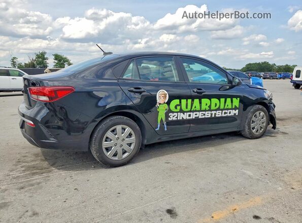 3KPA24AD7PE615279 2023 KIA RIO Black უკანა მარჯვენა