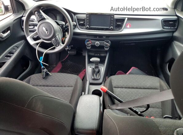 3KPA24AD8LE279412 2020 KIA RIO White Вид панелі приладів