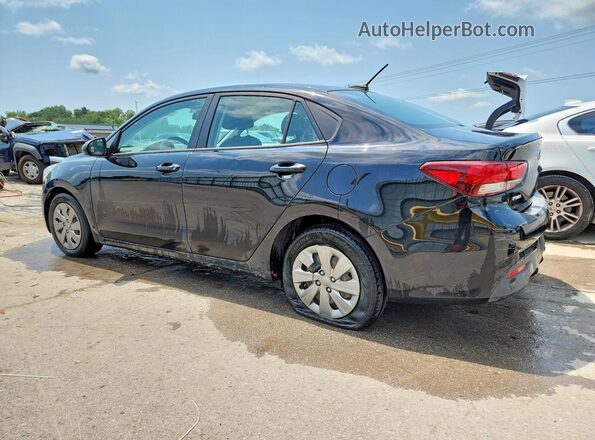 3KPA24AD8LE335588 2020 KIA RIO Black Հետևի ձախ