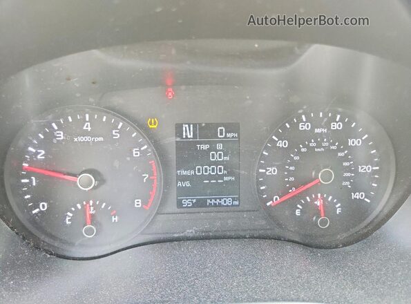 3KPA24AD8LE335588 2020 KIA RIO Black Սարքավորումների վահանակի տեսք