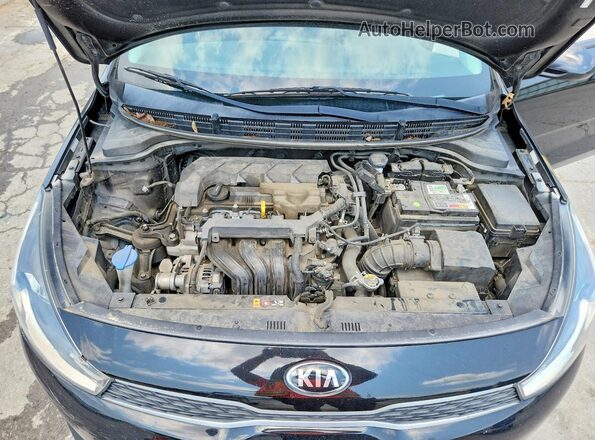 3KPA24AD8LE335588 2020 KIA RIO Black Սալոնի հետևի տեսք