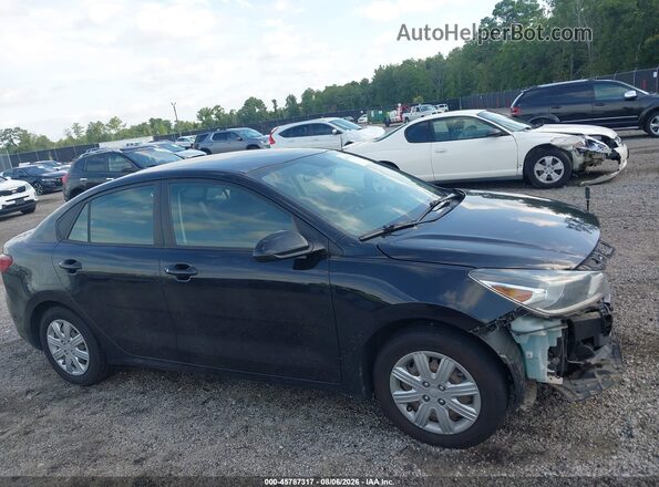 3KPA24AD8ME382945 2021 KIA RIO Black Սալոնի 360 աստիճան տեսք
