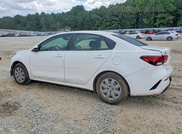 3KPA24AD8NE434172 2022 KIA RIO White Trasero izquierdo