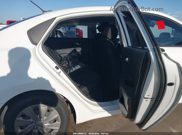 3KPA24AD9LE293786 2020 KIA RIO White VIN კოდის სტიკერის ხედი