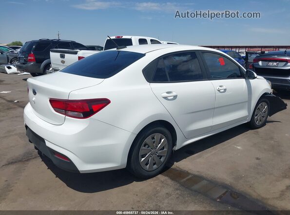 3KPA24AD9LE293786 2020 KIA RIO White უკანა მარჯვენა