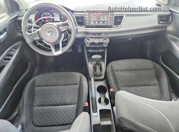 3KPA24AD9LE363478 2020 KIA RIO Silver Widok deski rozdzielczej