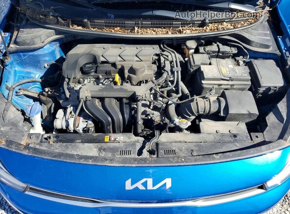3KPA24AD9NE490668 2022 KIA RIO Blue Սալոնի հետևի տեսք