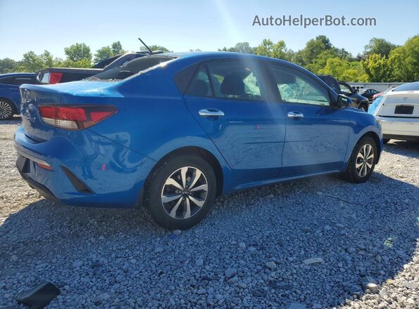 3KPA24AD9NE490668 2022 KIA RIO Blue Հետևի աջ