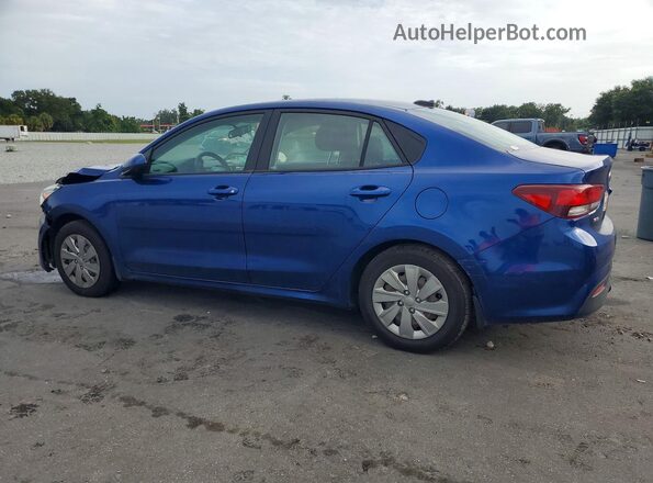 3KPA24ADXLE309512 2020 KIA RIO Blue Հետևի ձախ