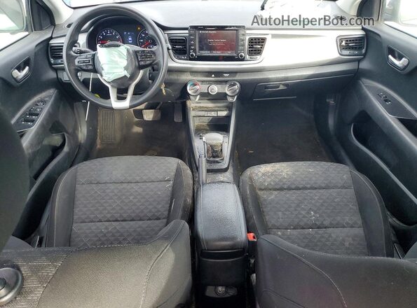 3KPA24ADXLE309512 2020 KIA RIO Blue Առջևի վահանակի տեսք