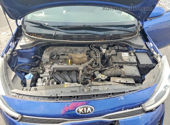 3KPA24ADXLE309512 2020 KIA RIO Blue Սալոնի հետևի տեսք