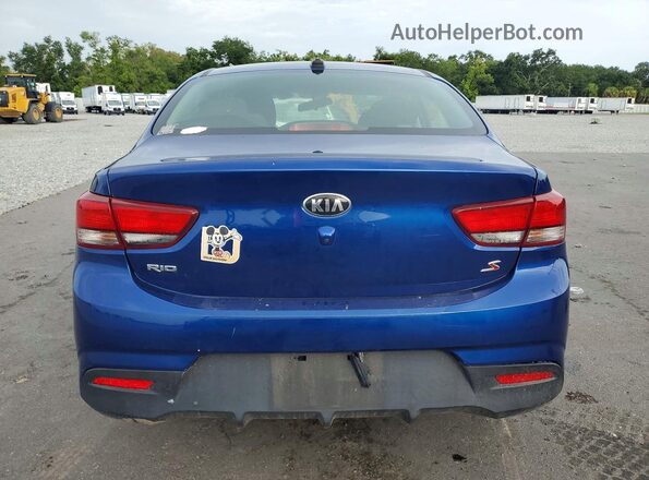 3KPA24ADXLE309512 2020 KIA RIO Blue Հետևի տեսք