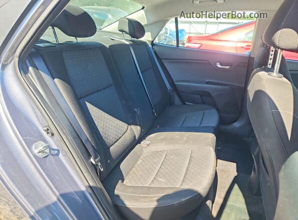 3KPA24ADXLE317352 2020 KIA RIO Gray Հետևի նստատեղերի տեսք