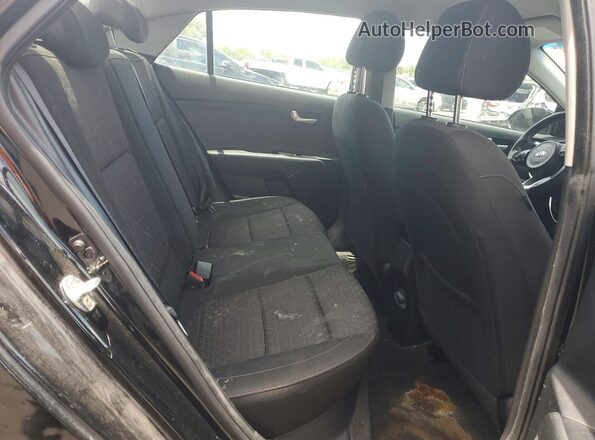 3KPA24ADXLE335026 2020 KIA RIO Black Rear seats view