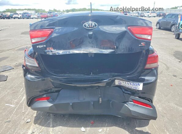 3KPA24ADXLE335026 2020 KIA RIO Black Rear view