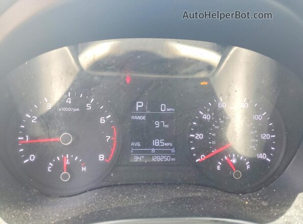 3KPA24ADXLE335026 2020 KIA RIO Black Instrument cluster view