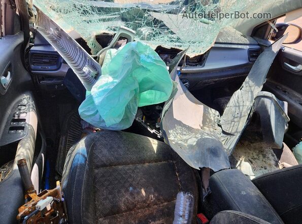 3KPA24ADXLE343806 2020 KIA RIO Black Widok deski rozdzielczej