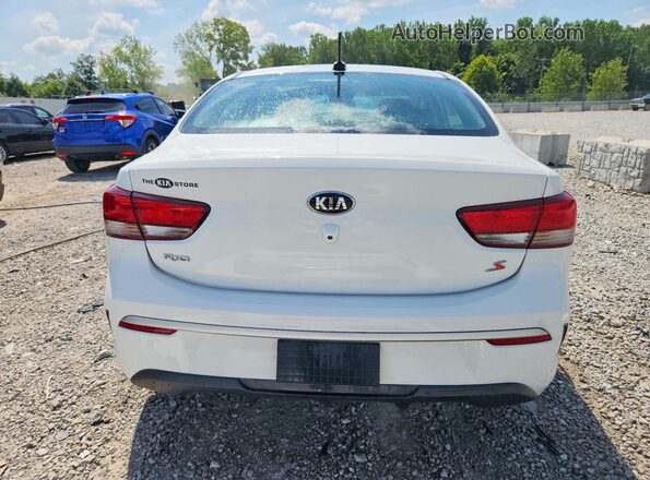 3KPA24ADXME371705 2021 KIA RIO White Հետևի տեսք