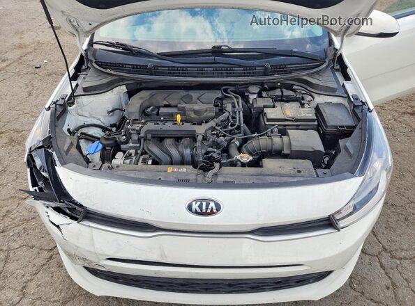 3KPA24ADXME423916 2021 KIA RIO White უკანა სალონის ხედი