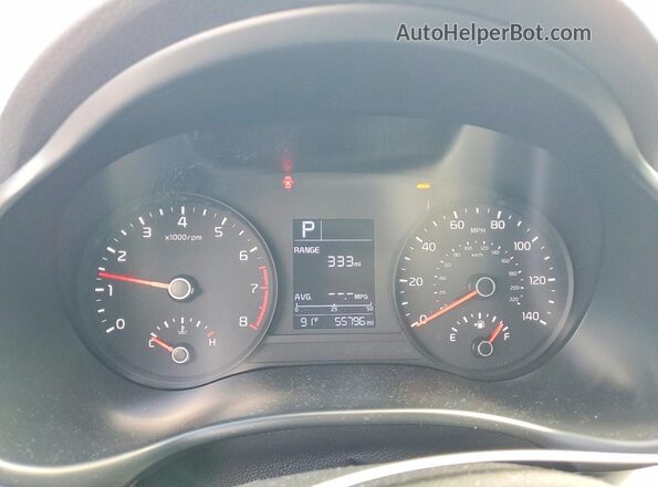 3KPA24ADXPE521767 2023 KIA RIO White ხელსაწყოთა პანელის ხედი