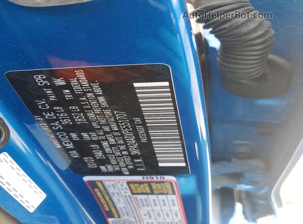 3KPA24ADXPE551707 2023 KIA RIO Синий Вид подкапотного пространства