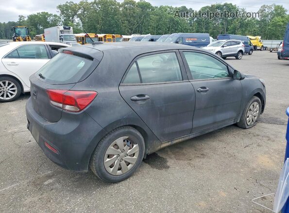 3KPA25AB0JE091663 2018 KIA RIO Black უკანა მარჯვენა