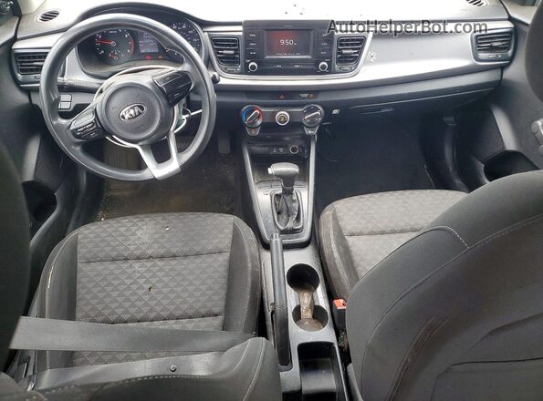 3KPA25AB0JE091663 2018 KIA RIO Black წინა პანელის ხედი