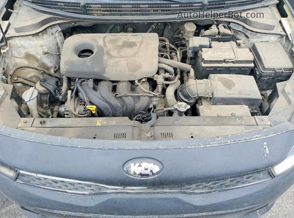3KPA25AB0JE091663 2018 KIA RIO Black უკანა სალონის ხედი